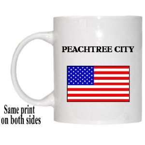    US Flag   Peachtree City, Georgia (GA) Mug 