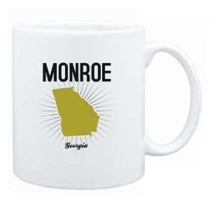   Monroe Usa State   Star Light  Georgia Mug Usa City