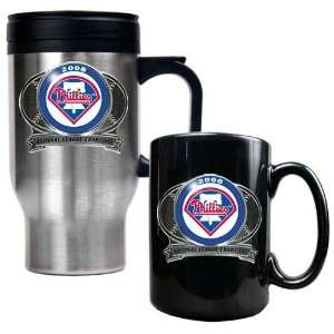 Philadelphia Phillies National League Champions 16 oz. Travel Mug & 15 