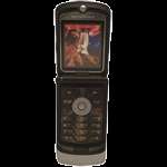 Verizon Motorola V3M/ RAZR/ Silver Mock Dummy Display Toy Cell Phone 