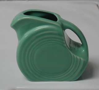 Fiesta Ware Pottery Sea Mist Green Mini Pitcher or Creamer ~ perfect 