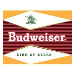  Tin Sign   Budweiser   Bullseye logo