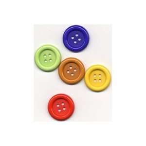  Grannys Button Box Buttons Chunky Autumnal (6 Pack) Pet 