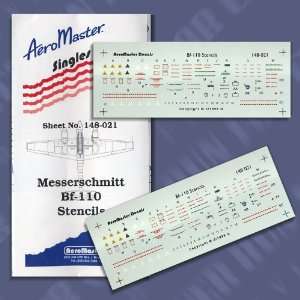  Messerschmitt Bf 110 Stencils (2 sets) (1/48 decals) Toys 