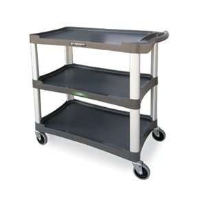 LAKESIDE Utility Cart with Aluminum Uprights   Charcoal gray  