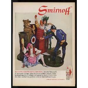   Smirnoff Vodka Makes Party Come Alive Print Ad (10995)