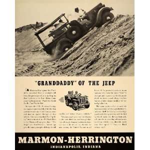  1943 Ad Marmon Herrington Ford Prototype Army Jeep WWII 