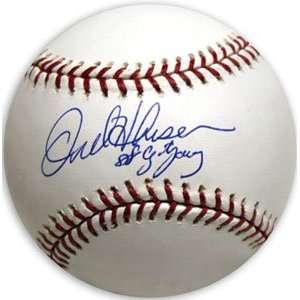  Orel Hershiser Memorabilia Signed Rawlings Official MLB 