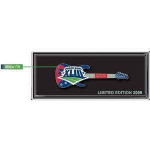  Super Bowl XLIII Oversized Guitar Pin   Limited 2,009 
