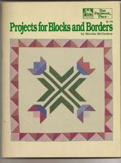 Quilt Projects Blocks Borders Marsha McCloskey Patterns 9780943574288 