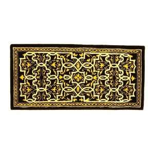   Flame & Weather Resistant Fireplace Olive Rug