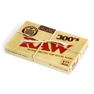  RAW Natural unrefined and ORGANIC Rolling paper size 1 1/4 