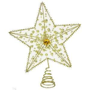  Gold Star Christmas Tree Topper