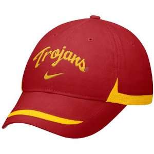  Nike USC Trojans Ladies Cardinal Coaches Adjustable Hat 