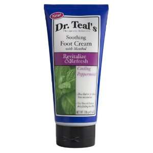    Dr. Teals Soothing Foot Cream with Menthol, 6 Ounce Beauty