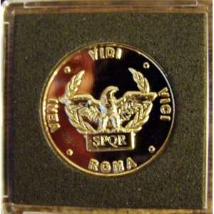 Roman Italy Eagle Legion Centurian SPQR Army Battle Victory Coin Award