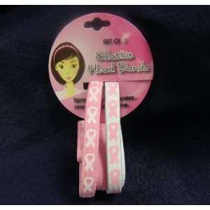  Pink Ribbon Headband   Stretch (Retail) 