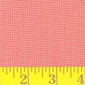  54 Wide Tiny Houndstooth Coral Fabric By The Yard Arts 