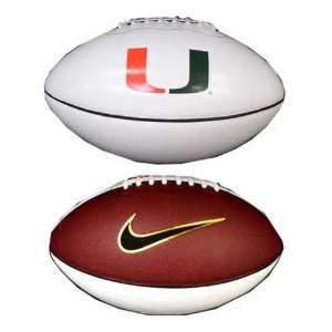  Nike Miami Hurricanes White Panel College Replica Football 