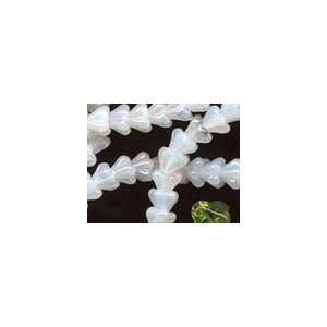  White Opal Luster Baby Bell Flower Bead Arts, Crafts 