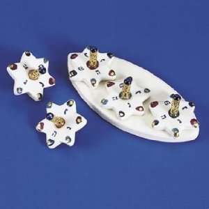 Set of 3 Mini Dreidels Ceramic By Eran Grebler  Etdreg7 
