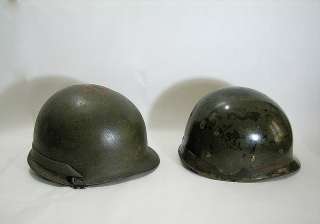 Korean War US M1 Helmet Insulating liner & Camo Net  