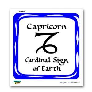   Sign of Earth   Zodiac Horoscope   Window Bumper Sticker Automotive