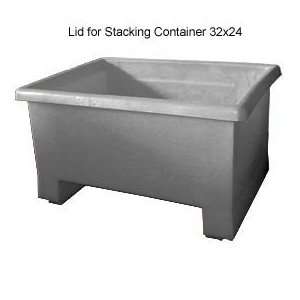  Lid For Stacking Container 32x24 Gray