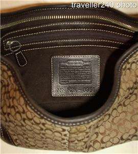 COACH Baguette / Crescent Shape Shoulder Bag Purse, Style No. 6351 