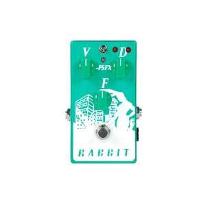   Effects The Rabbit Distortion Pedal (Green/White) Musical Instruments