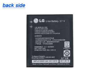   battery for optimus3d check certification ceal to mean lg genuine