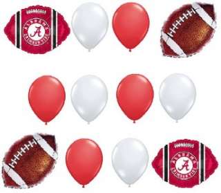 University of Alabama FOOTBALL BALLOONS BIRTHDAY PARTY  