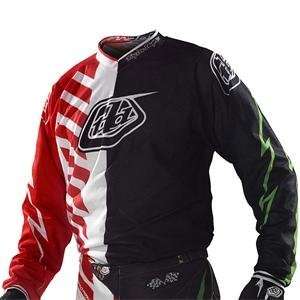  Troy Lee Designs GP Air Bolt Jersey 2010   Large/Black 