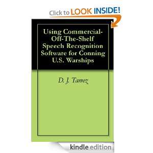 Using Commercial Off The Shelf Speech Recognition Software for Conning 
