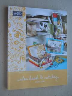 Stampin Up Idea Book & Catalog 2009 2010 Card Layouts Techniques 208 