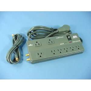   Leviton Surge Protector Power Strip GOLD CABLE Electronics