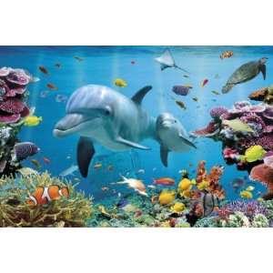  Tropical Underwater Ocean Poster Print, 36x24