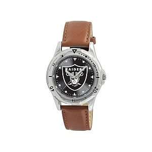  Gametime Oakland Raiders Brown Leather Watch Sports 
