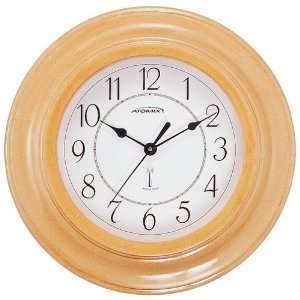  Atomix 00571 11 1/4 Atomic Clock (Natural Wood Finish 
