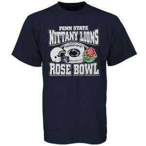  Penn State Nittany Lions Navy Blue 2009 Rose Bowl Bound T 