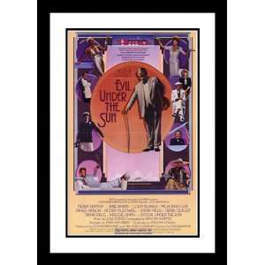 Evil Under the Sun 32x45 Framed and Double Matted Movie Poster   Style 