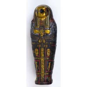  Egyptian Horus Sarcophagus With Mummy 7288