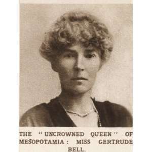 Gertrude Bell the Uncrowned Queen of Mesopotamia Photographic 