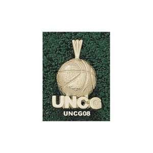  UNC Greensboro UNCG Basketball Pendant (Gold Plated 