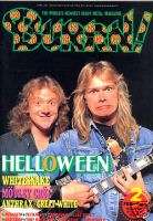 BURRN magazine 2/88 Helloween Motley Crue Anthrax 1988  