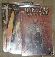lot of unknown soldier comic books dc comics box1  