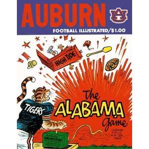  1969 Auburn vs. Alabama 22 x 30 Canvas Historic Football 
