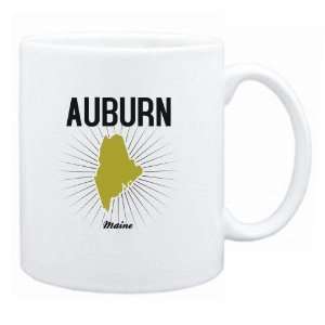 New  Auburn Usa State   Star Light  Maine Mug Usa City  