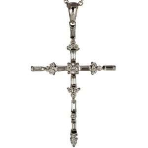  Gold Diamond Cross Pendant DaCarli Jewelry