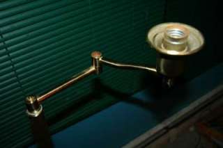Swing Arm ELBOW JOINT Standing Floor Lamp Antique Brass  